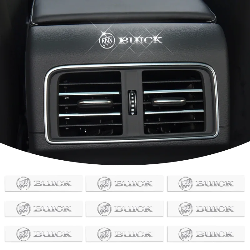 

3D Metal Car Decorative Sticker Badge Decal Interior Accessories For Buick Century Excelle XT Envision Verano Encore enclave