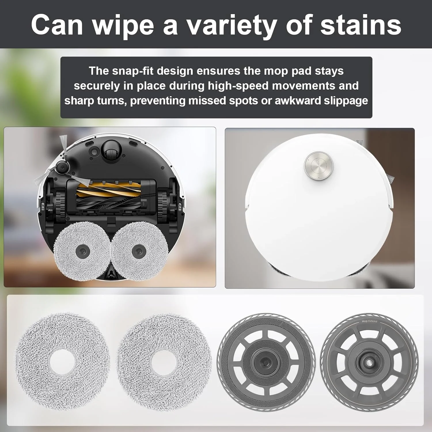 لـ Dreame X50 Ultra Complete / X50 Master / L50 Pro Ultra / L40s Pro Ultra/Mova V50 Ultra ملحقات روبوت الشفط الكاملة،