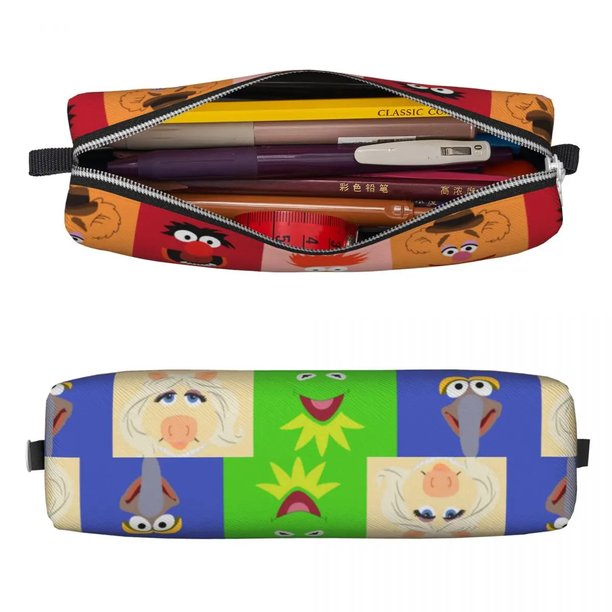 Lovely Muppets Show Cartoon Pencil Case Pencilcases Pen for Girl Boy Big Capacity Bag Students School Zipper Stationery