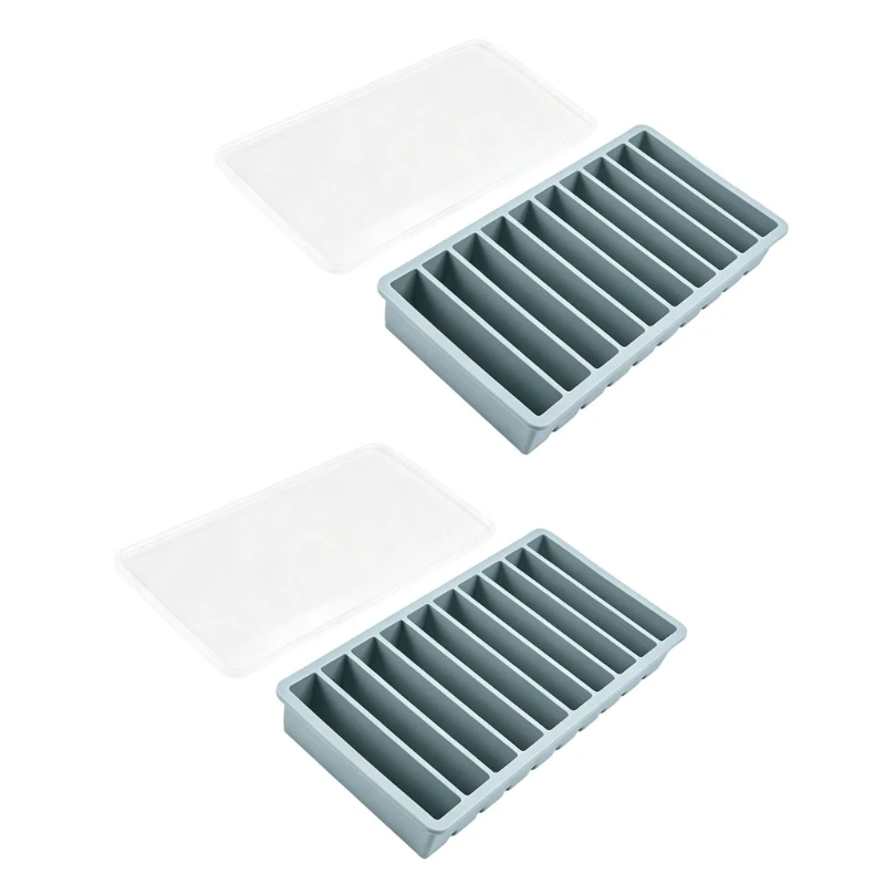 KX4B Drop Proof elastomer freezing Bar Form For Narrow Neck Bottles 6 Sections Simple To Clean