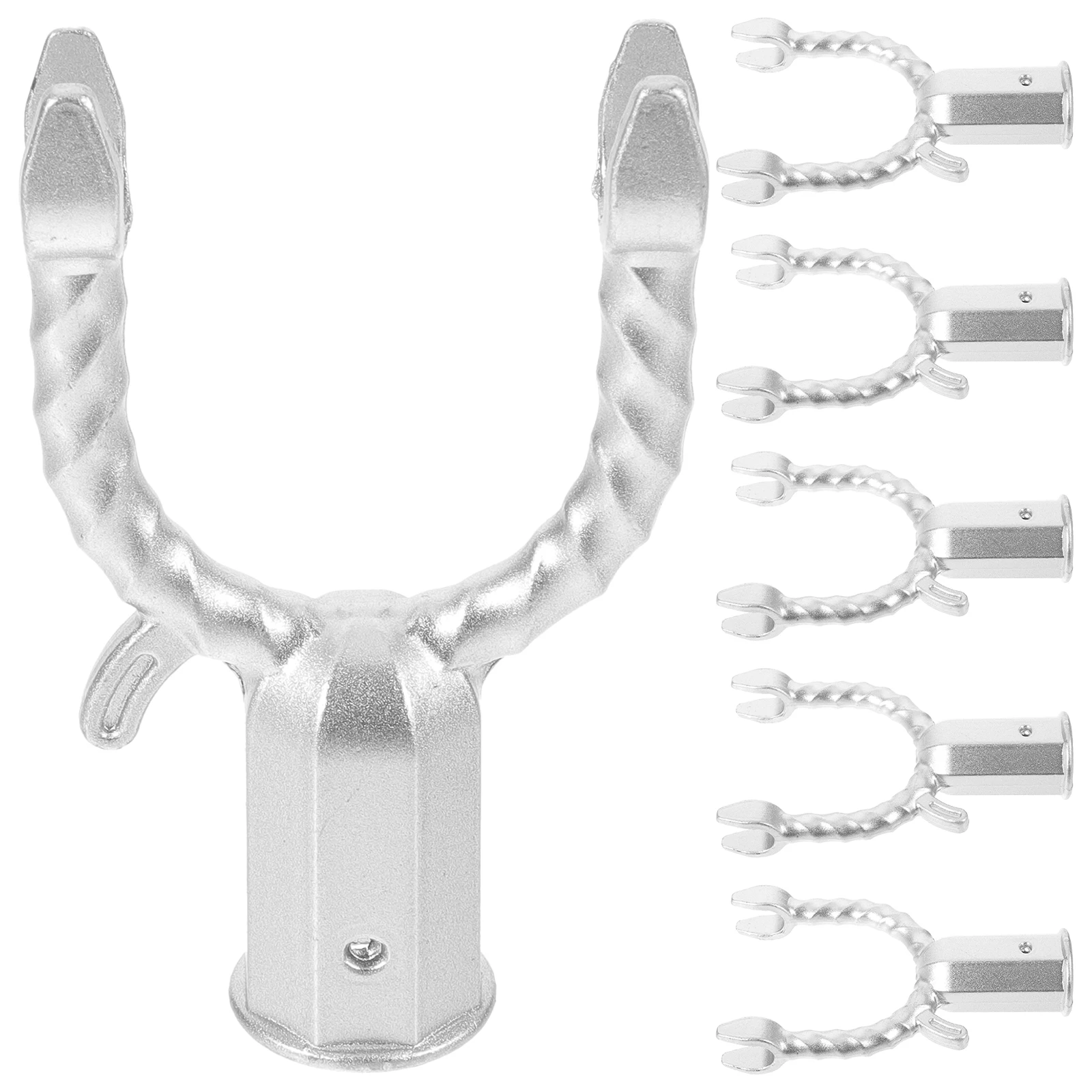 

6pcs Plant Branch Support Silver Aluminum Alloy for Fruit Trees Gardening Bonsai Braces Anti Snow Pressure Vineyard Use Tree