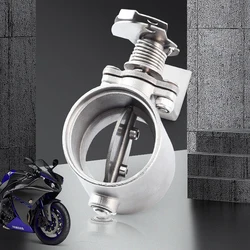 Motorcycle Universal Exhaust Pipe Valve Modification Manual Switch Pull-wire Switch Valve Mute Noise Reduction Muffler Tuning