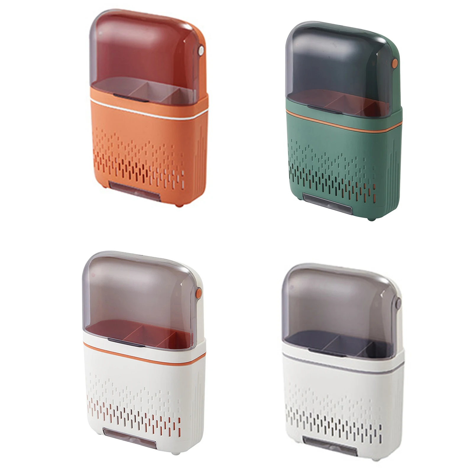 

Cutlery Storage Holder Wall-mounted Tableware Drain Rack Storage Box Chopstick Dinnerware Utensil Organizer Kitchen Organizer
