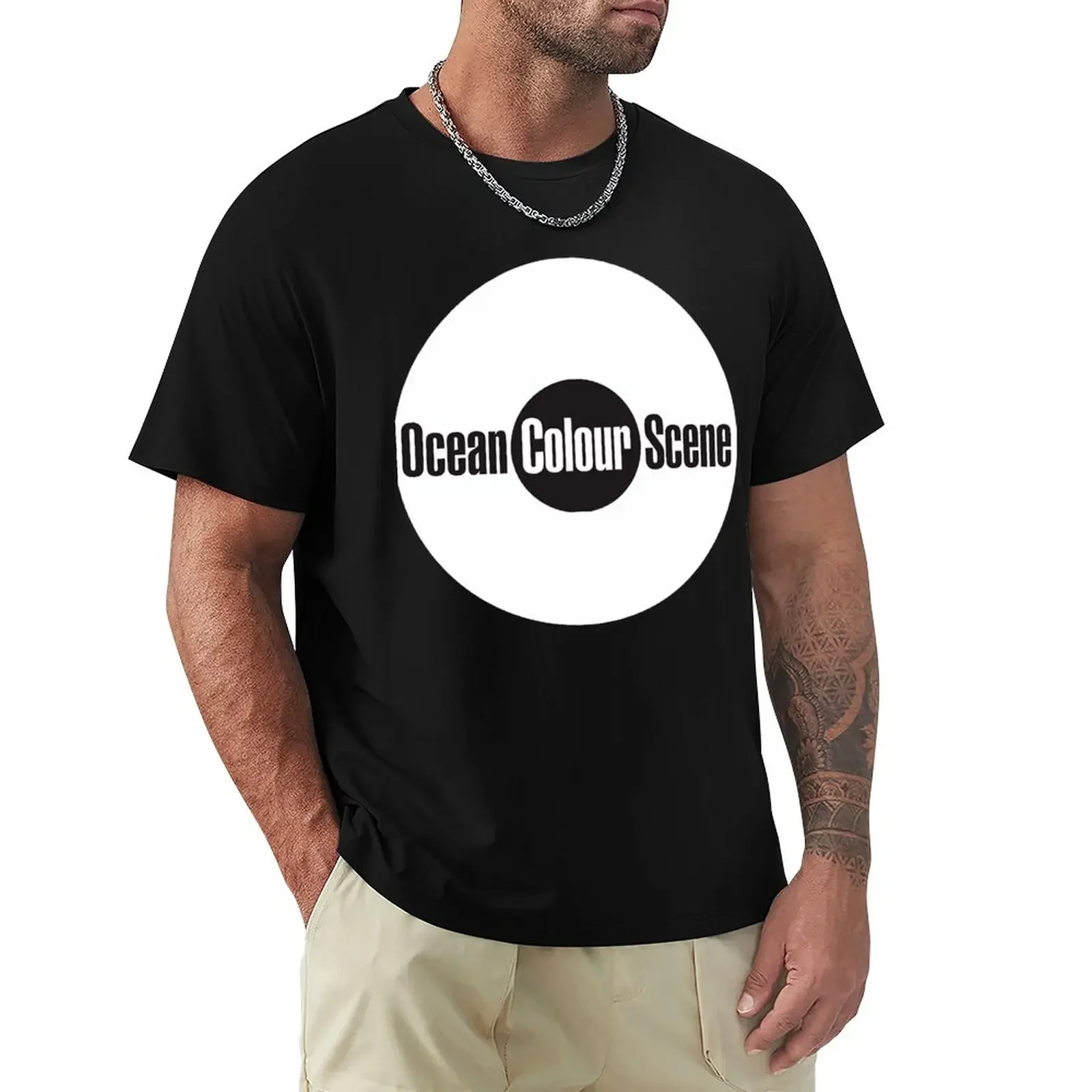 

Ocean Colour Scene T-Shirt quick-drying anime clothes for a boy men t shirt