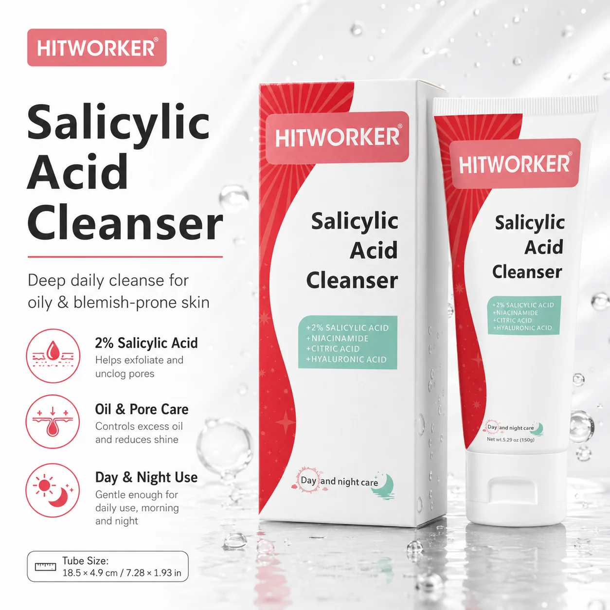 Salicylic Acid Cleanser - 150g Akne Giderici Köpük Yüz Temizleyici