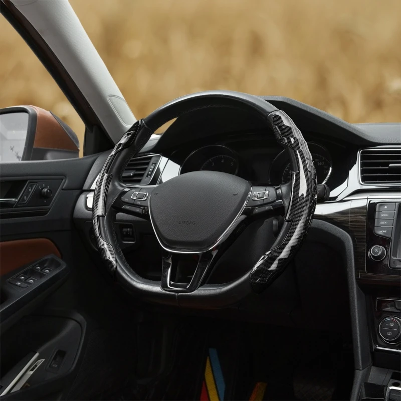 غطاء عجلة قيادة السيارة الأنيق لسيارة Toyota Crown CHR Yaris Corolla Auris Hilux Celica Verso Rav4 Prius Camry raze Prado