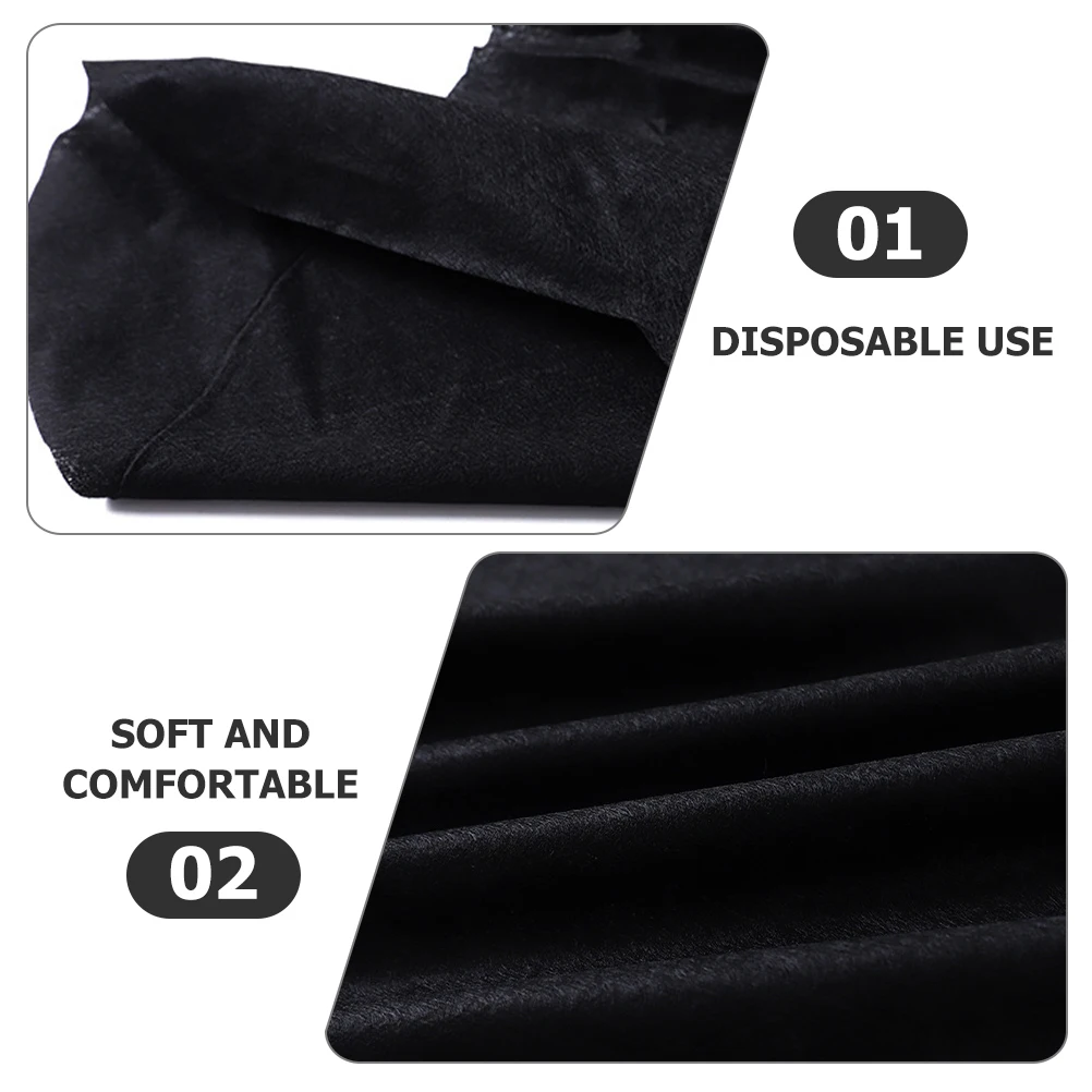 

10pcs Disposable Bamboo Charcoal Body Paper Mask 66x44cm Non Woven Back Sheets Spa Salon Care Home Use Massage Table Cover Film