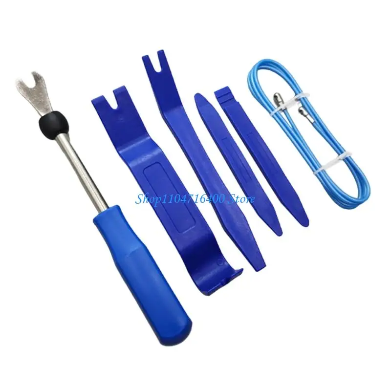 y1gd 6 peças ferramenta remoção do painel da porta do veículo adequada para a maioria modelos carros para arranhões, e