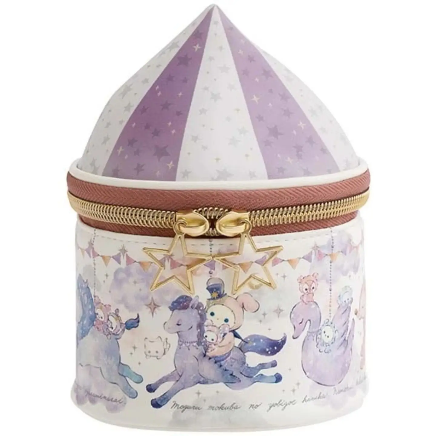 

Kawaii Rilakkuma Drawstring Bag Cute Anime Box Wash Makeup Bag Multifunctional Storage Change Jewelry Box Bag Girl's Gifts Toys