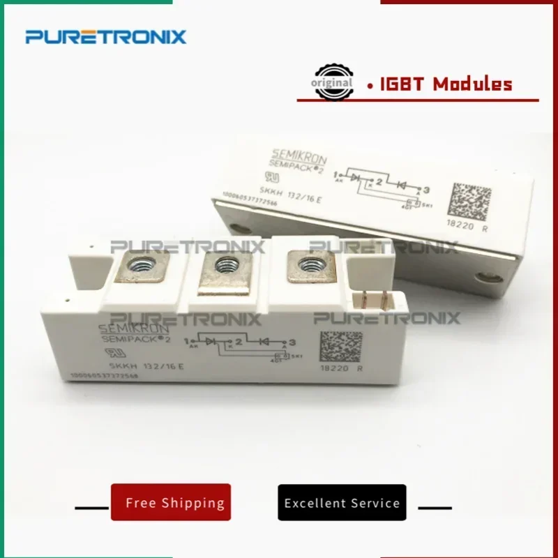 SKKH132/16E Thyristor Diode Modules SKKH13216E SKKH132/16 E MODULE SKKH 132/16E SK KH132/16E SKKH132-16E