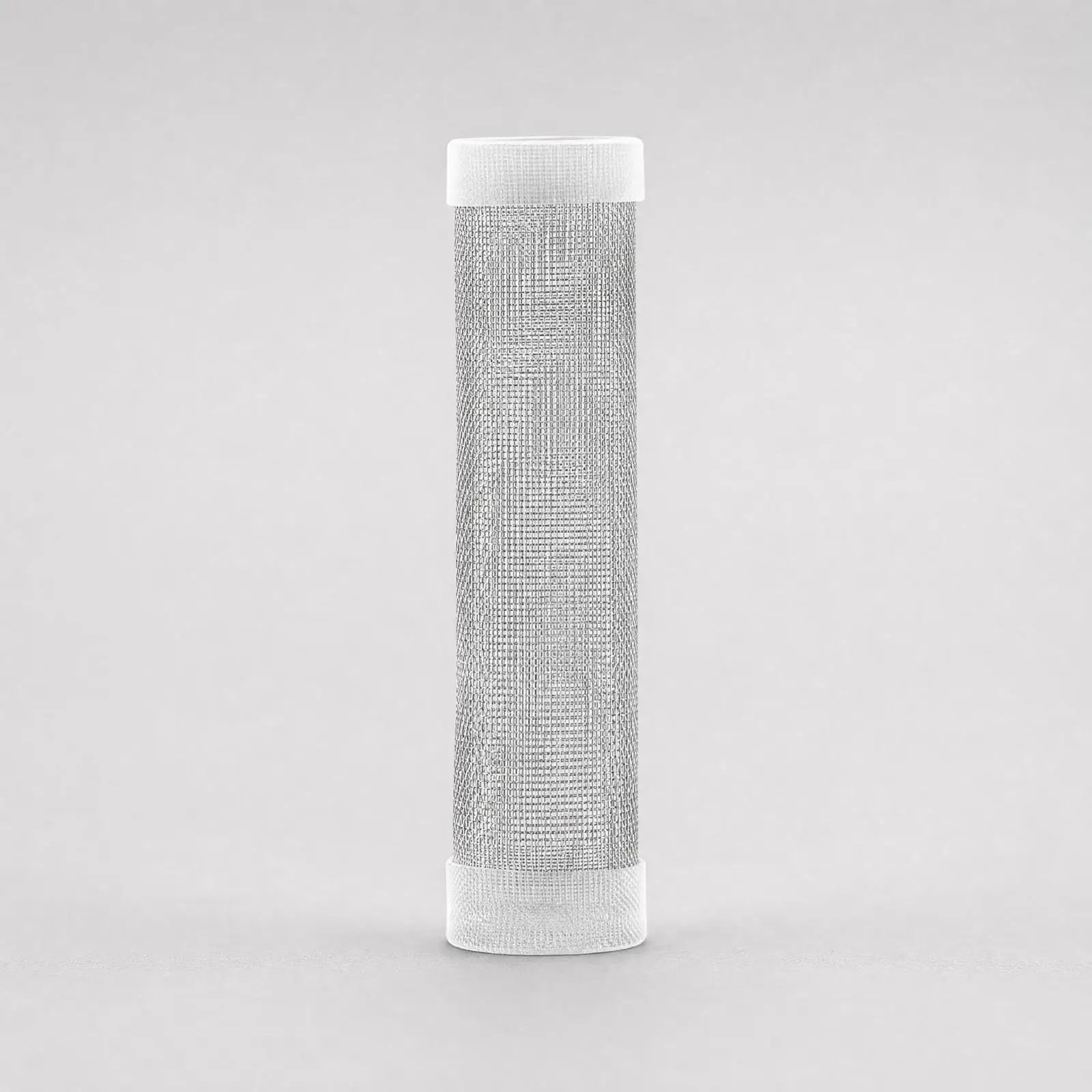 Juvenile Fish Strainer Inlet Protector Cylindrical Sleeve with End Rings Sturdy Stainless Steel Mesh Fish Guard for Breeding