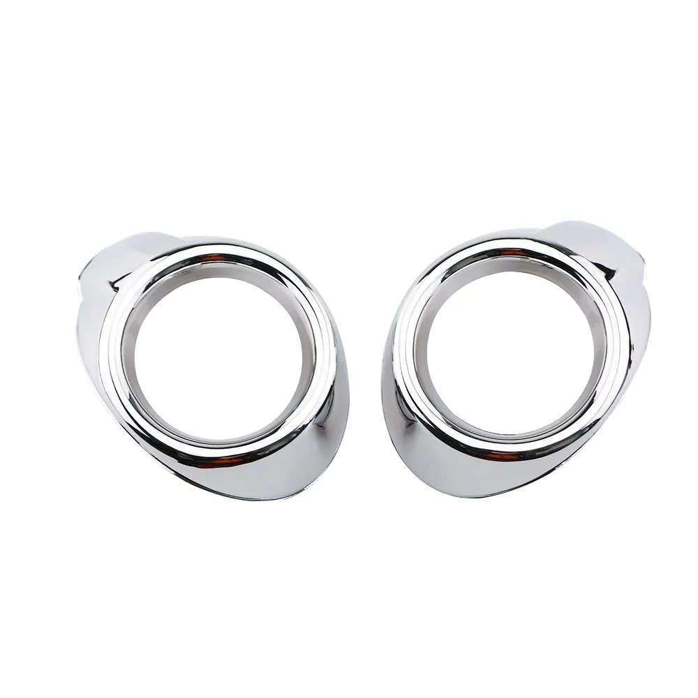 2 قطعة ABS كروم سيارة الجبهة مصابيح الضباب يغطي رئيس أضواء الضباب غطاء ملصق لفورد فوكس 3 MK3 2012 2013 2014 2015 اكسسوارات