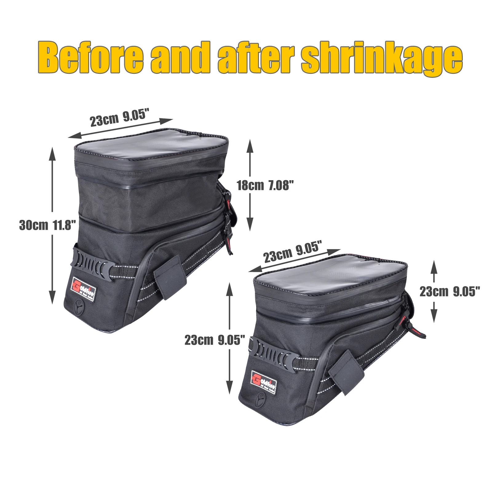 Tank Bags Universal Motorcycle Expandable Large Capacity Fuel Cycling Riding Wireless Touch Screen For Suzuki Yamaha Honda Bikes