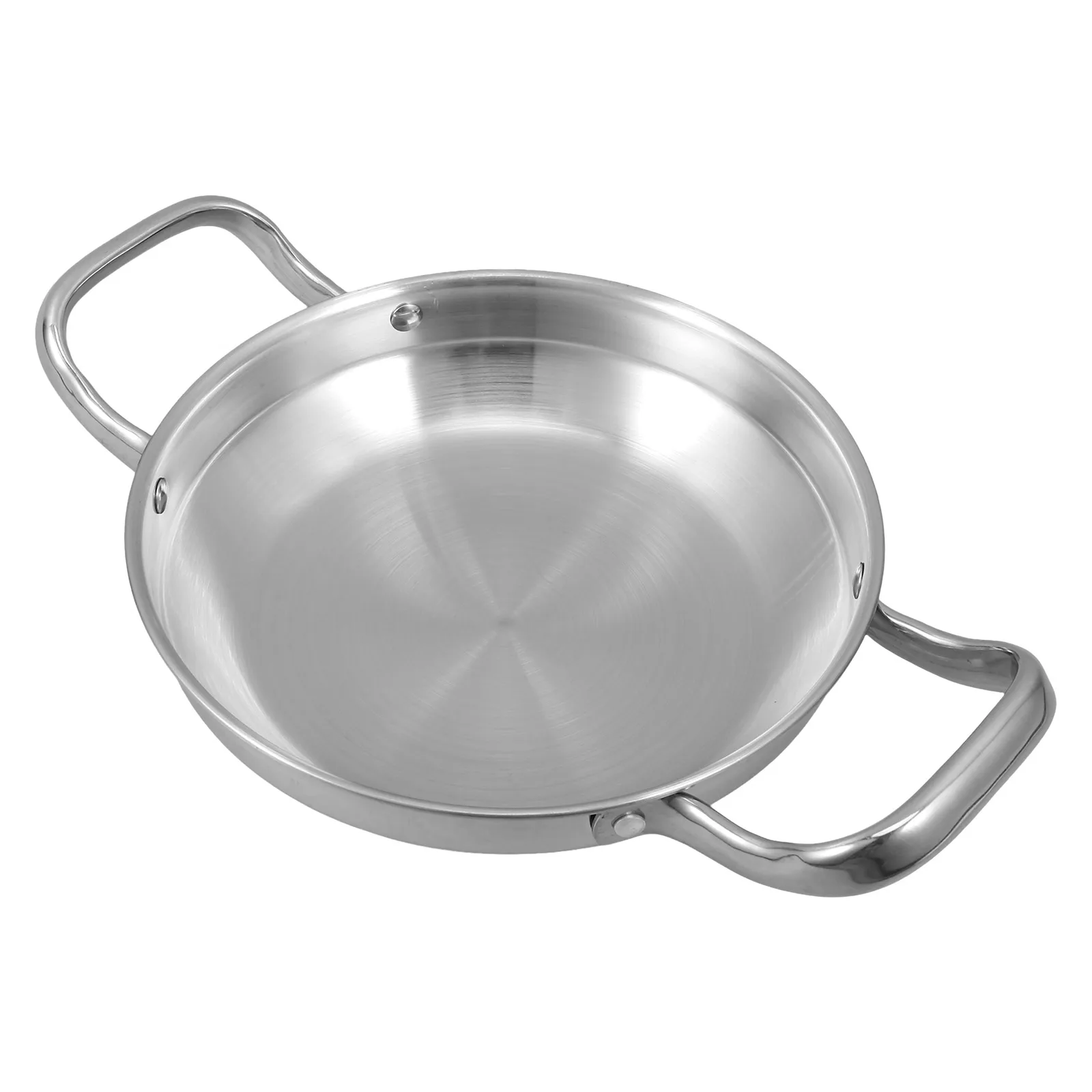 

Stainless Steel Cooking Pot Double Handles Non-Stick Small Kitchen Stockpot For Home Restaurant Ramen Hot Pot