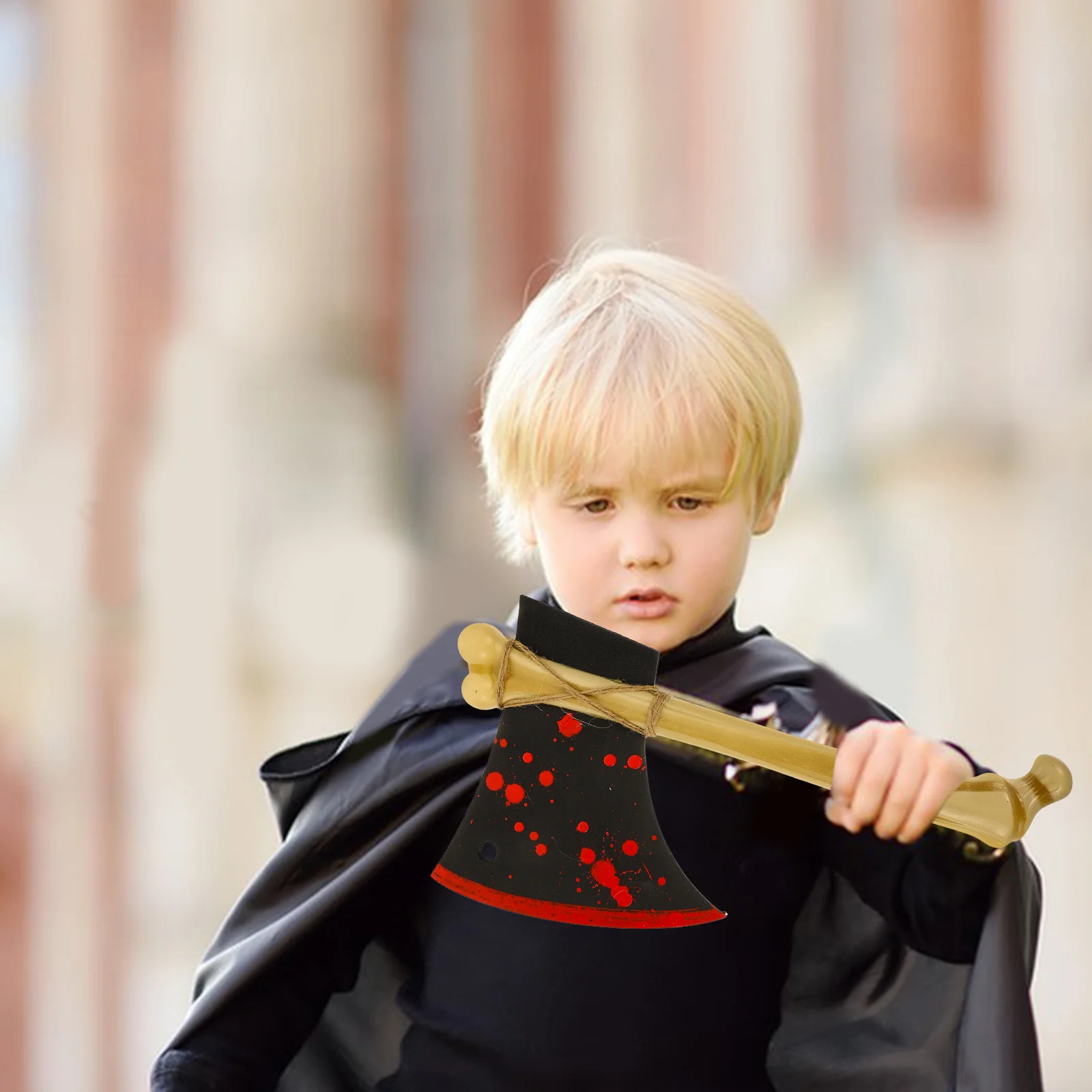 

Имитация поддельного топора, реквизит для Хэллоуина, косплей, вечерние украшения, реалистичный аксессуар для выступлений, орнамент для топора, реквизит для косплея на Хэллоуин