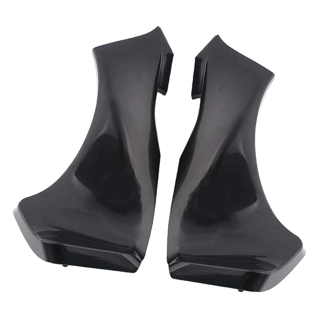 

1 Pair Black Motorcycle Air Duct Tube Fairing Covers ABS Fit for KAWASAKI Ninja ZX6R 2005 2006