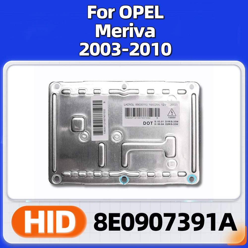 HID Ballast Xenon Module 89035113 8E0 907 391A 8E0907391A LAD5GL 4-Pin For OPEL Meriva 2003 2004 2005 2006 2007 2008 2009 2010