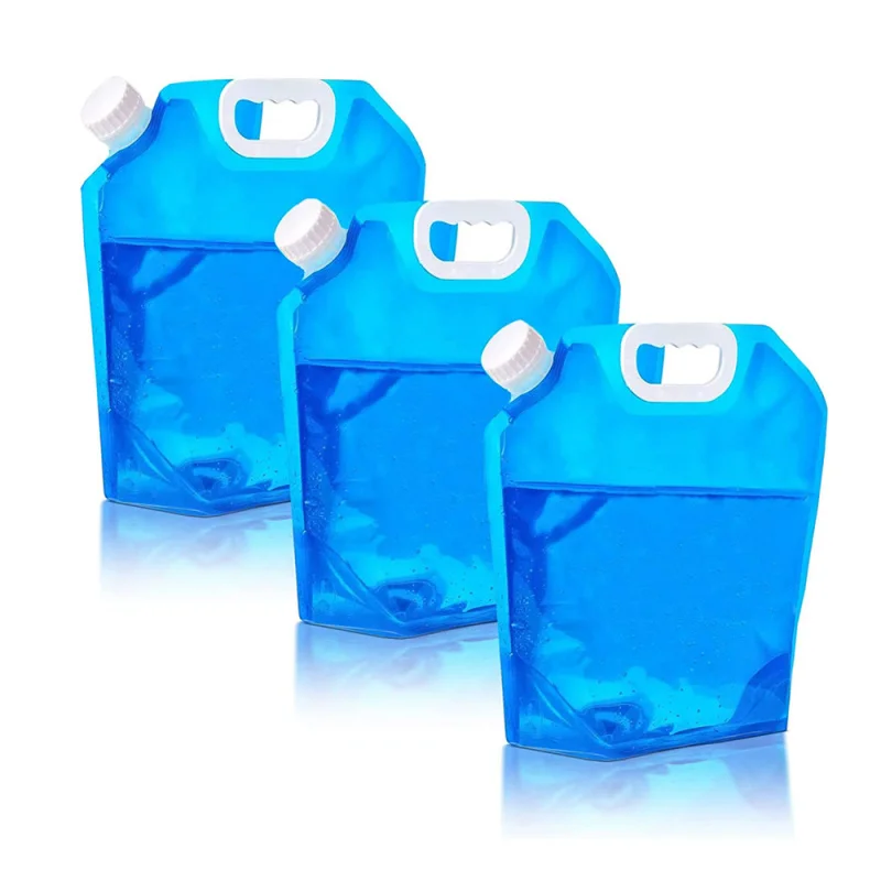 Sac de camping en plastique avec bec Kangen, sac de 5 litres avec capuchon et poignée coupée, 2L,3L,4L,5L, 2025 personnalisé, stock ou personnalisé