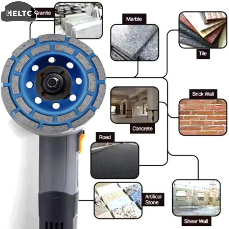 

1 шт. алмазный шлифовальный круг, абразивные инструменты для бетона, металлообрабатывающие режущие круги, чашечная пила, алмазный шлифовальный диск 100/115/125/1880 м