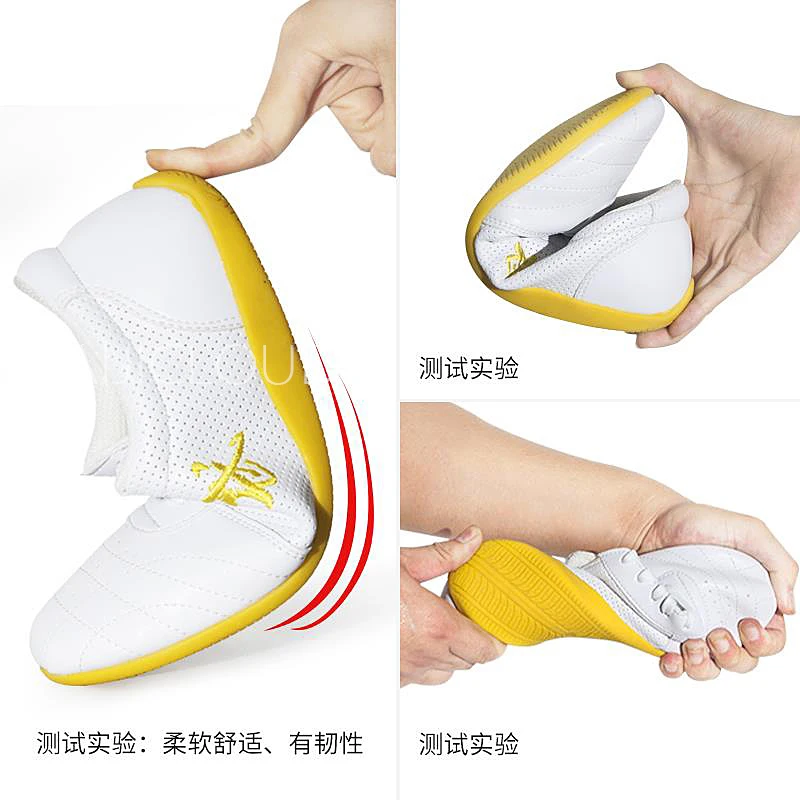 Martial Arts Shoes for Men, Women and Children, Designed for Competition, Durable Oxhide Sole, Suitable for Tai Chi, Prac