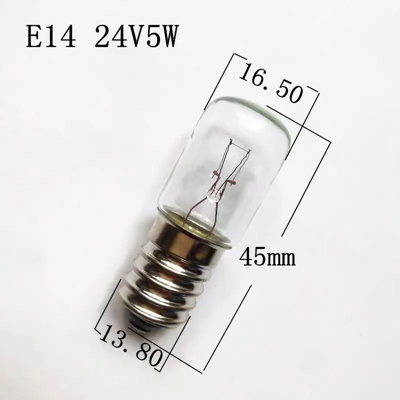 HoneyFly 5pcs E12 E14 Marine Lamp Bulb 24V 30V 110V 220V 5W 6W 10W 8W 15W 25W Machine Tool Instrument Indicator Light