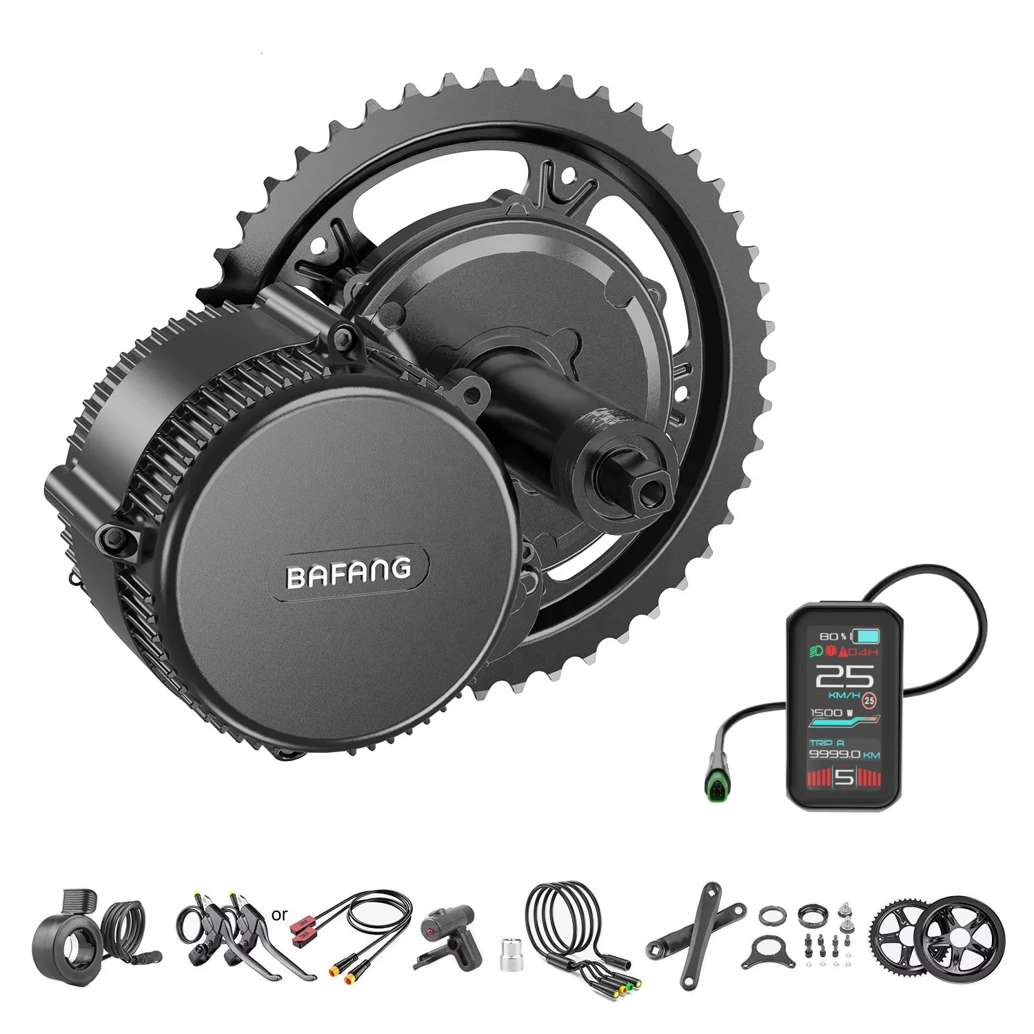 

Комплект бесщеточного двигателя Bafang M315 BBS02 для электровелосипедов, 36В/48В, 500Вт/750Вт, с сенсорным дисплеем VD16MT, в наличии