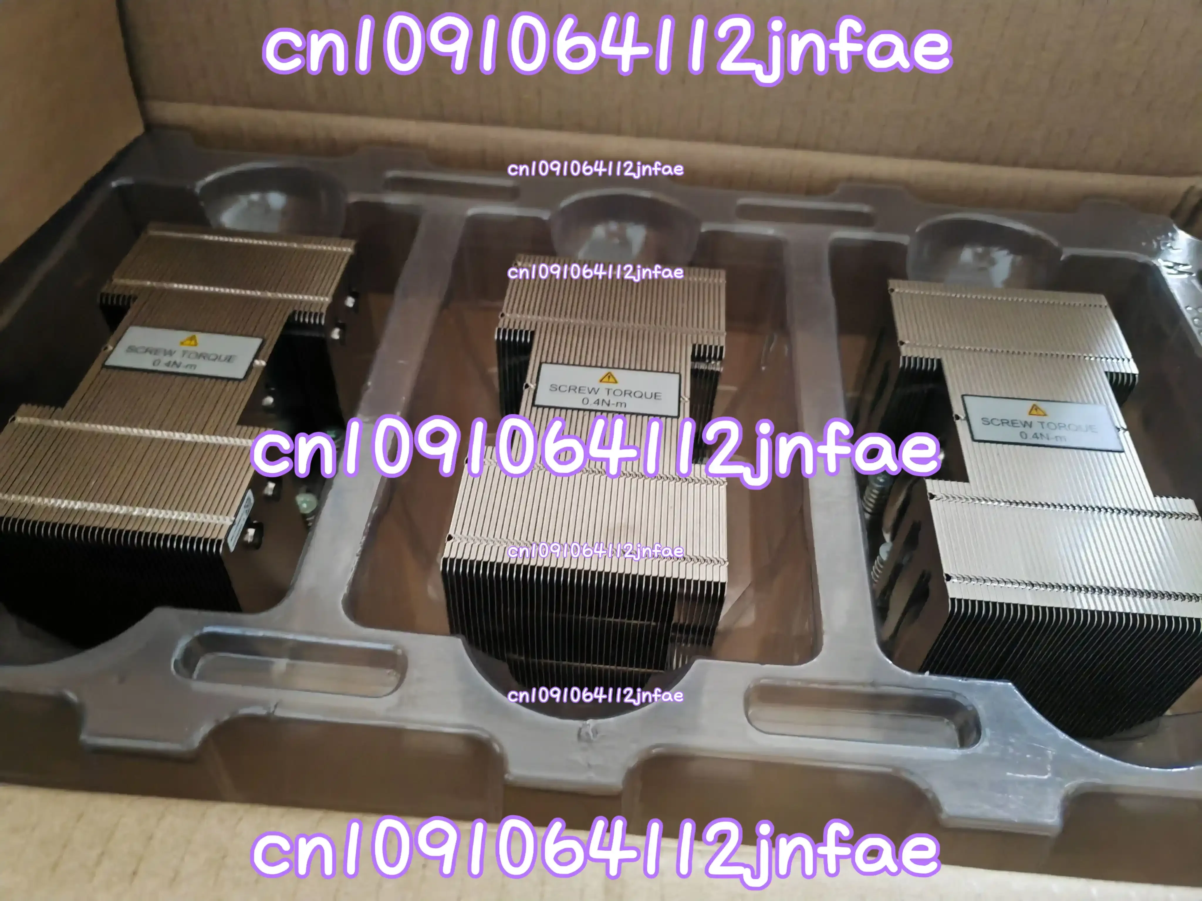 

Brand New Original Box V100 Sxm2 Radiator with Copper Tube Soaking Version