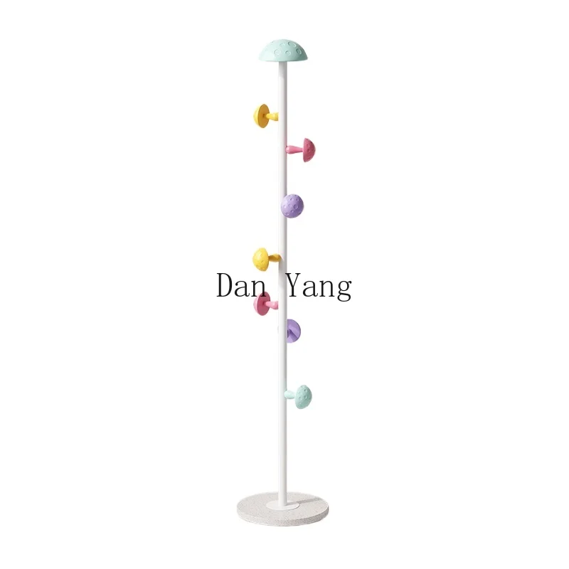 

DY hanger Floor-to-ceiling Internet celebrity mushroom clothes rack Girls bedroom pole coat rack Small space bag rack