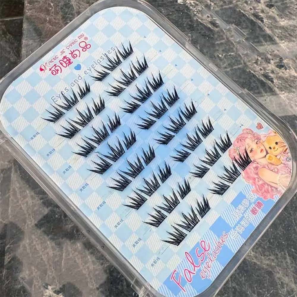 Grappes de cils auto-adhésives douces, maquillage réutilisable sans colle, faux cils adhésifs individuels longue durée