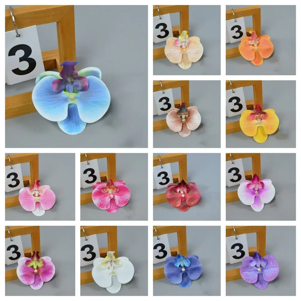 DIY Jewelry Making Craft Simulated Flower Headdress Handmade Accessories Butterfly Orchid Flower Decoration Hairpin Wedding