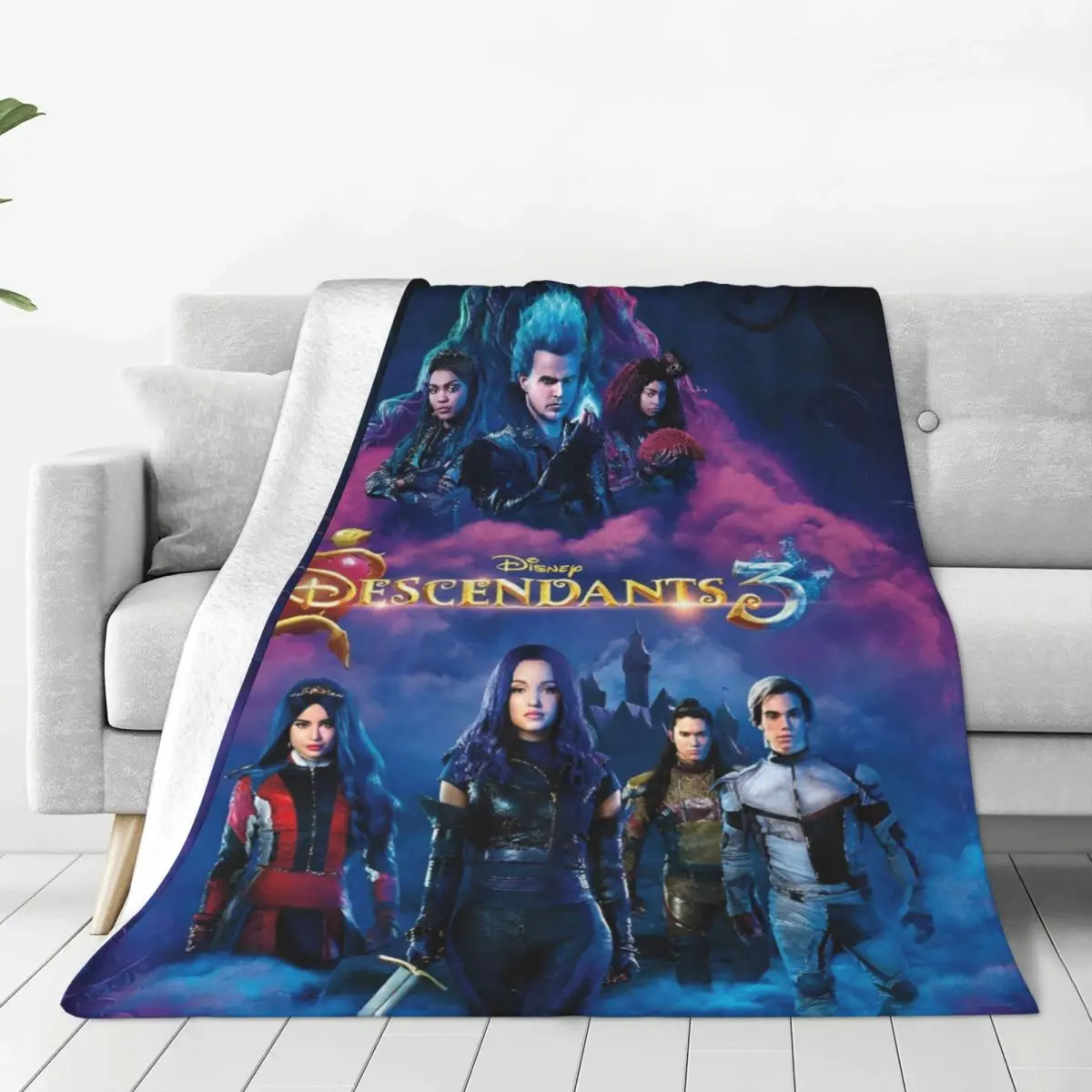 Descendants 4 The Rise Of Red Fuzzy Blankets Kylie Cantrall Creative Throw Blanket para el hogar, colchas súper cálidas, 150x125cm