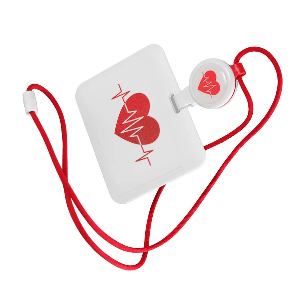 Can Buckle Card Holder Lanyard Name Cards Retractable Work Permit ID Badge Reel Doctors Abs