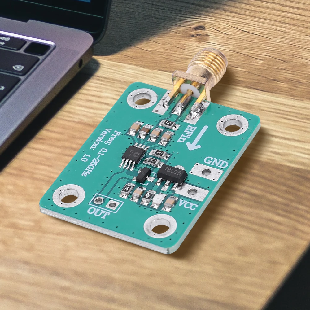 AD8313 RF Signal Power Meter -72dBm -2dBm 0.1-2.5GHz Radio Frequency Detection Module 7-15V RF Power Detector