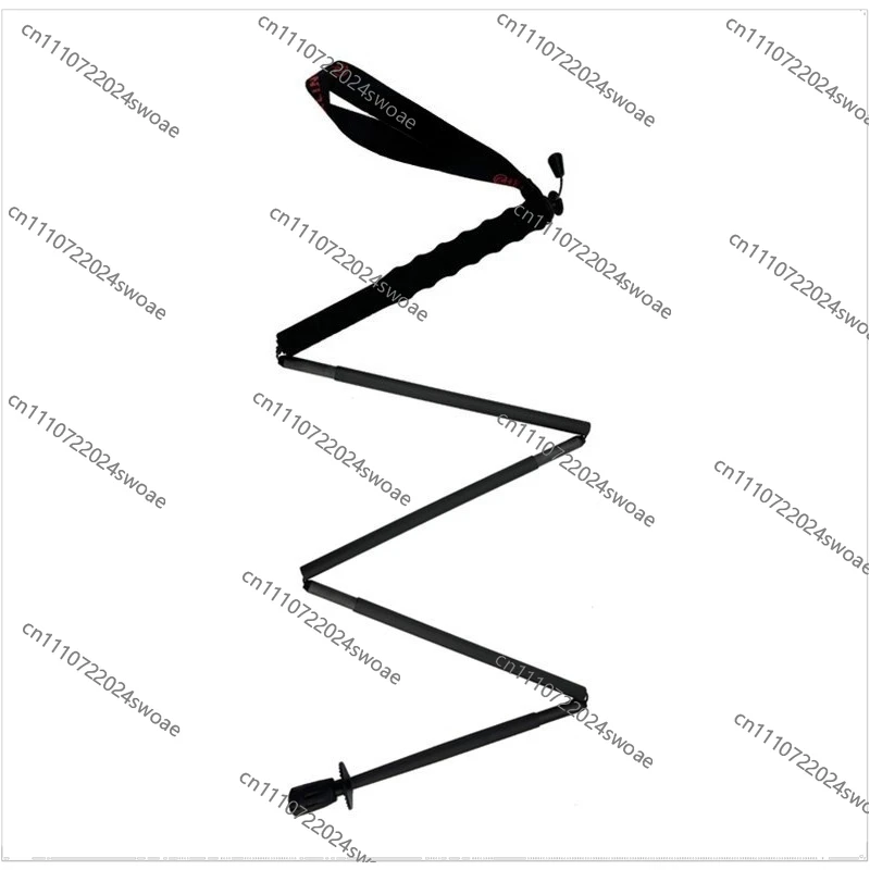 Ultra-light ultra-short high modulus UD carbon fiber five-section folding cane off-road hiking cane