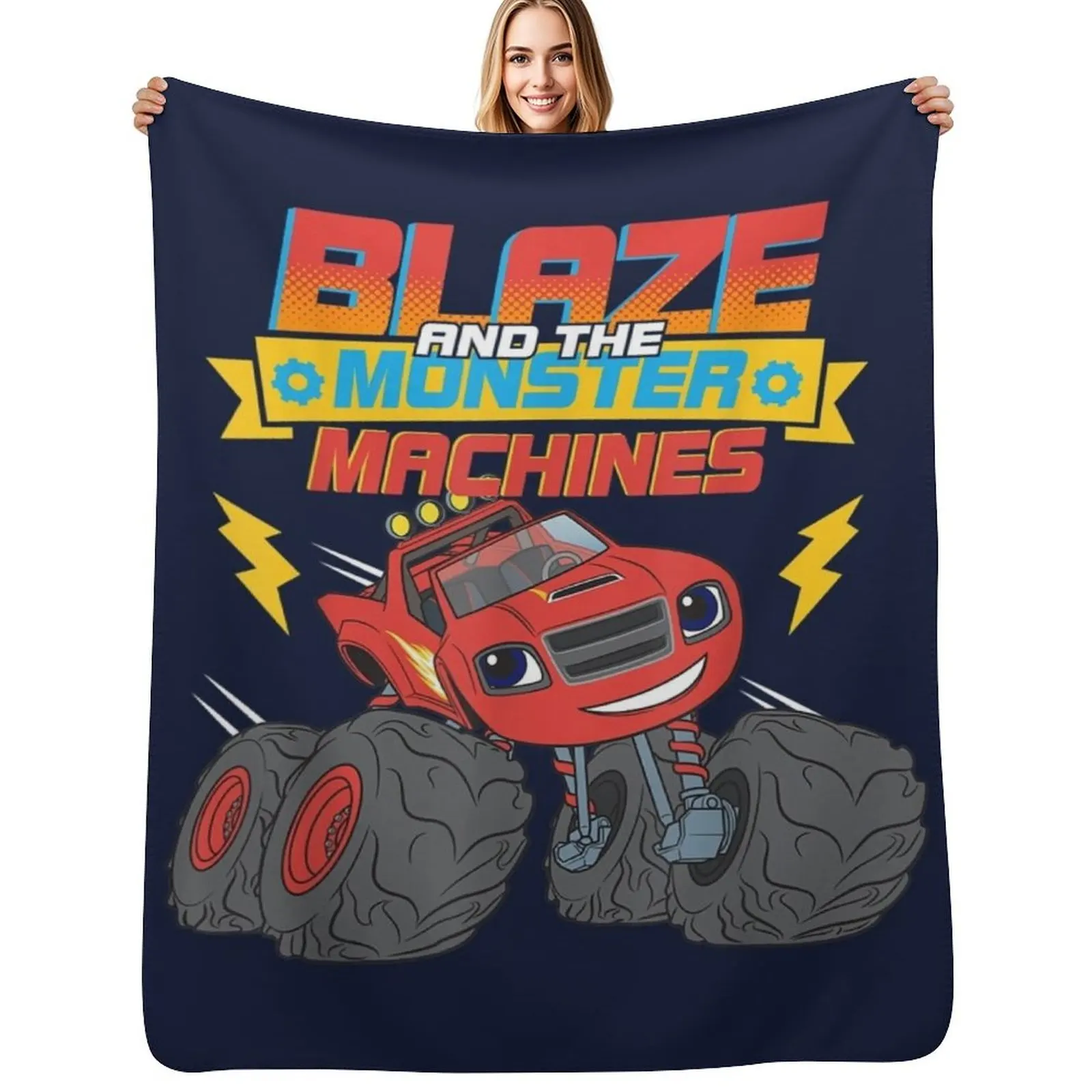 

Blaze The Monster Machines CUTE BLAZE Throw Blanket Warm Extra Large Throw Blankets
