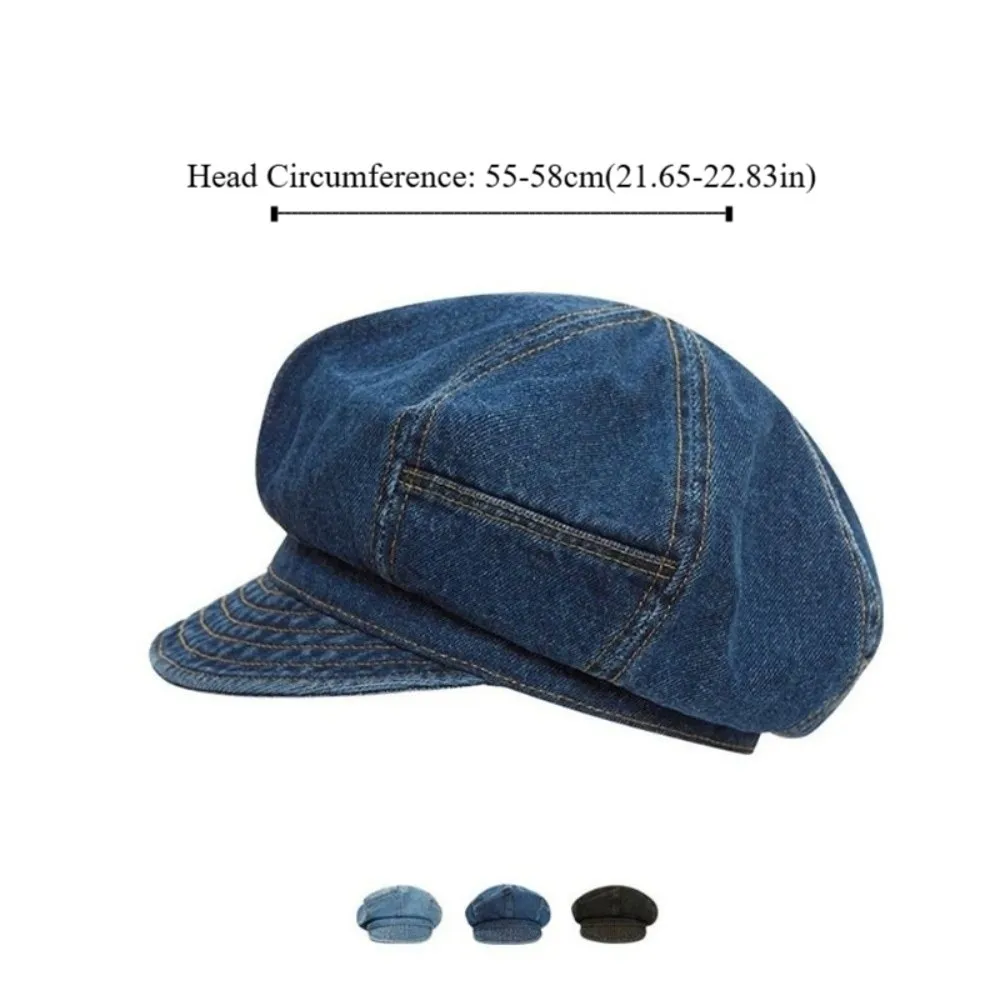 Fashion Vintage Denim Beret for Women Fashion Vintage Denim Beret for Women