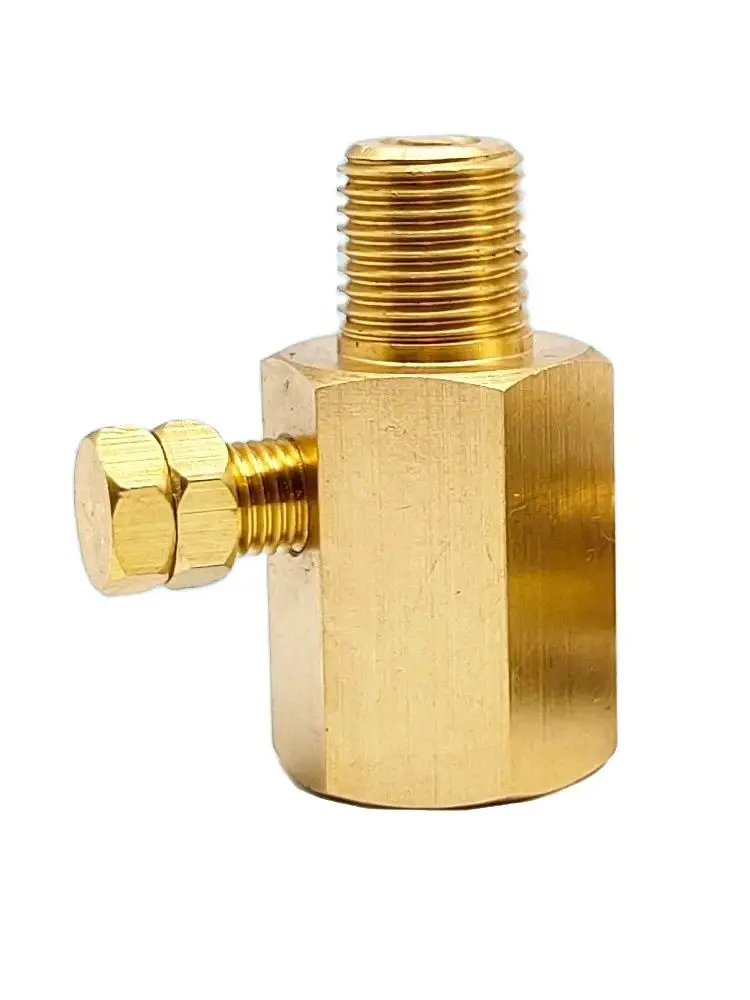 Pressure Gauge Damper Buffer Switch Valve NU-02 Connector Copper 7mpa Hydraulic Station Accessory Steel 21mpa