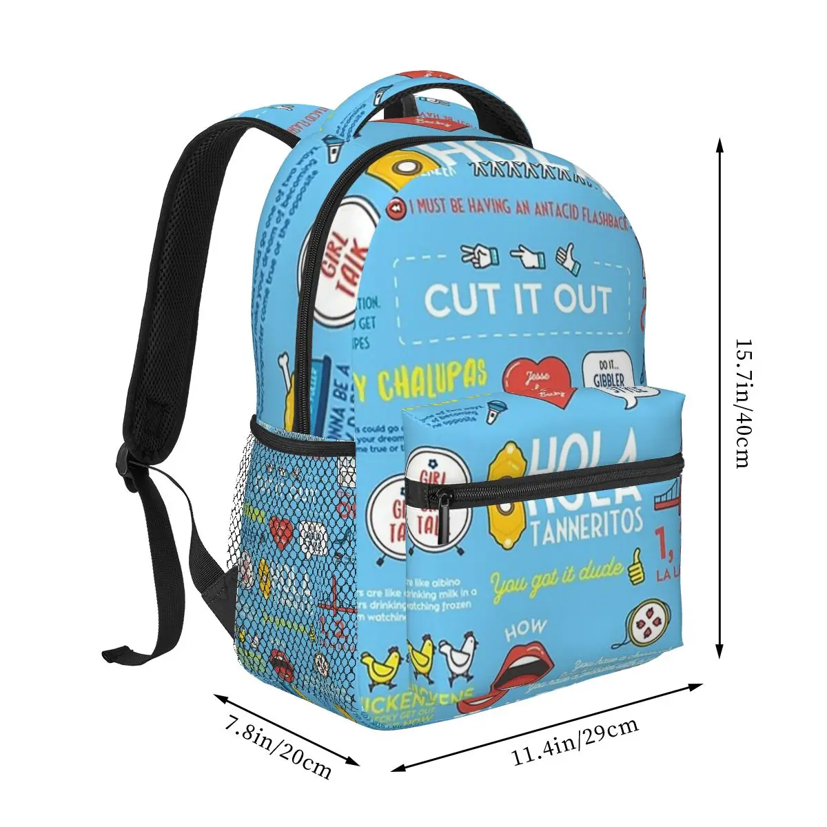 Fuller House Backpacks Boys Girls Bookbag Students School Bags Cartoon Laptop Rucksack Shoulder Bag Large Capacity