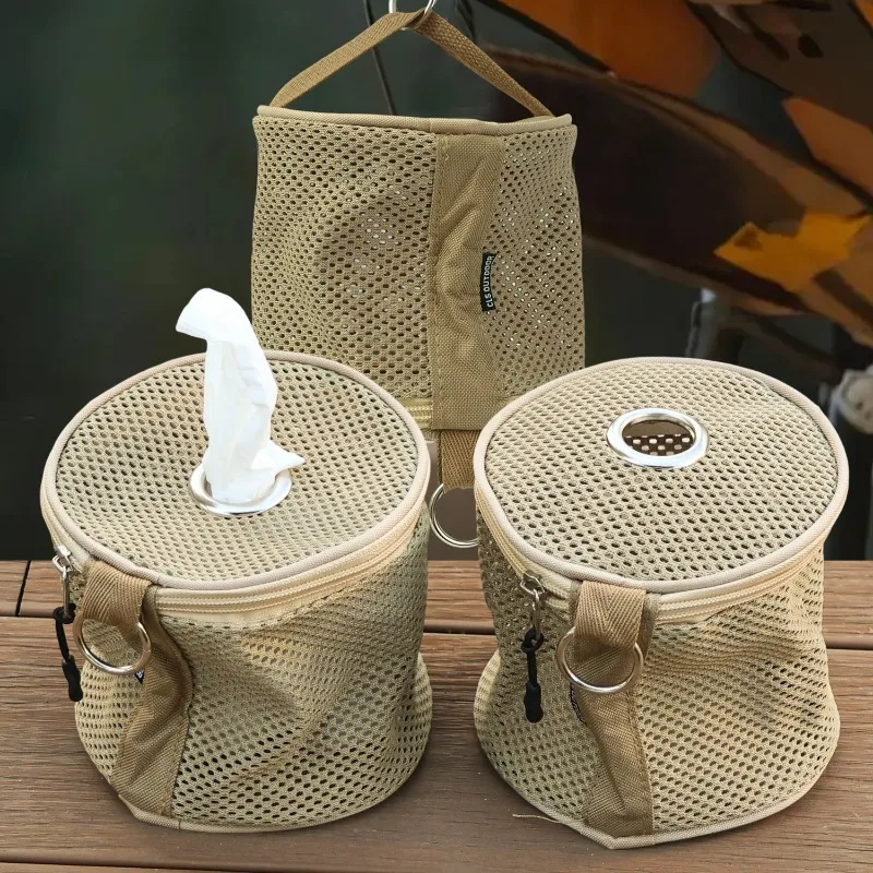 

Чехол для салфеток для кемпинга на открытом воздухе, сумка для хранения рулонной бумаги с крючком, держатель для салфеток, подвесная салфетка для палатки, сумки для хранения принадлежностей для кемпинга