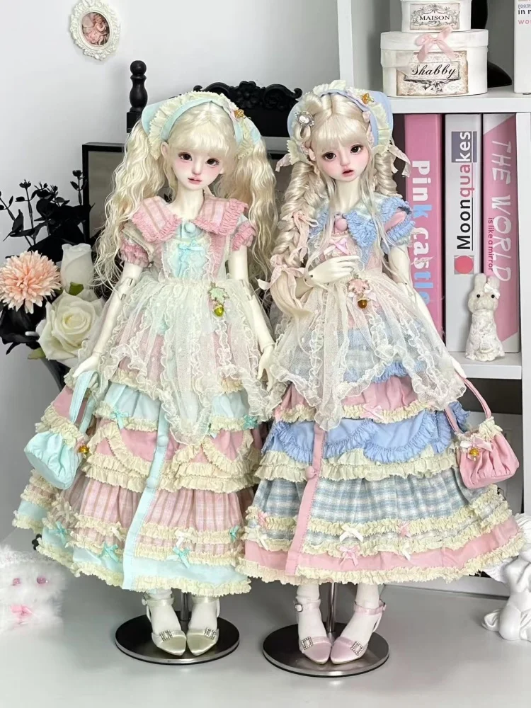

New Arrival BJD Doll Clothes For 1/4 MSD MDD Doll Sweet Long Dress Skirt Outfit Doll Dress Up Gift Diy Clothes(No Doll)