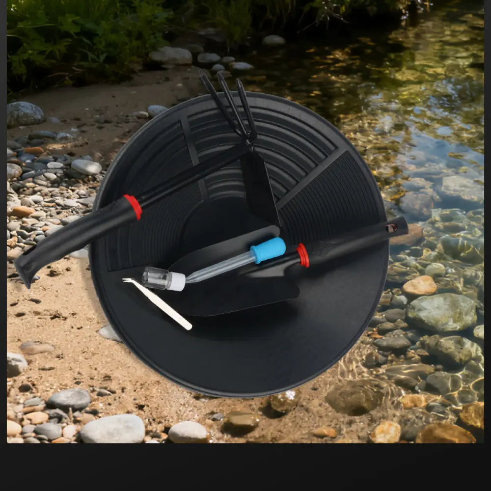 Portable Gold Panning Basin Sifter Set Ergonomic Design Tool For Stream River Sand Mineral Separation Recovery