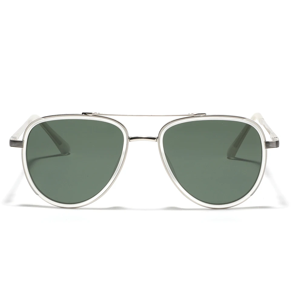 Peekaboo unisex polarized sunglasses for men half metal tr90 retro sun glasses for women summer style green grey brown 2024