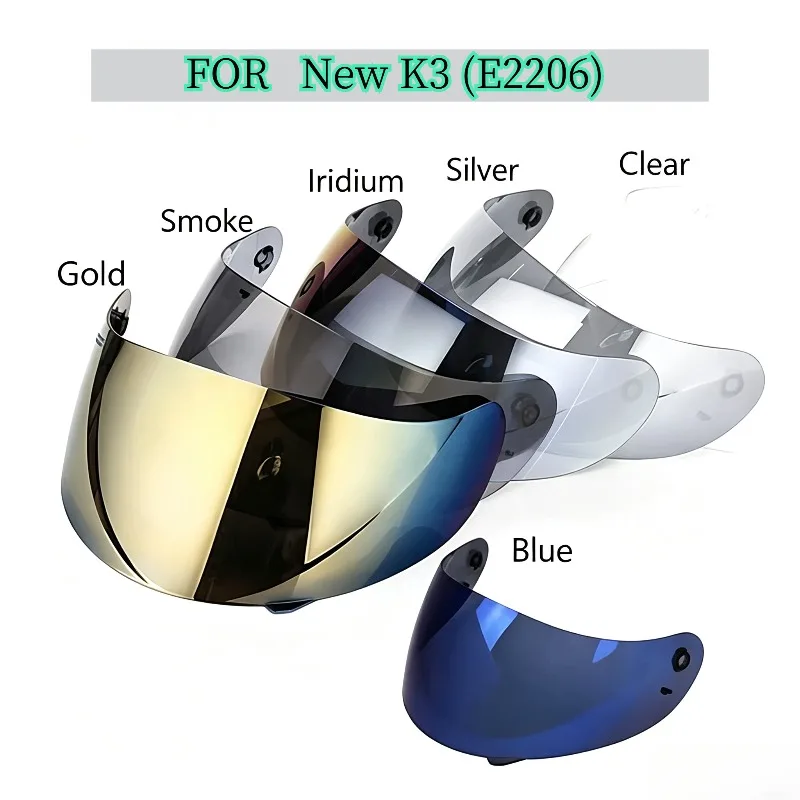 For New K3 (E2206) Motorcycle Helmet Visor  Replacement Parts Helmet Wind Deflector