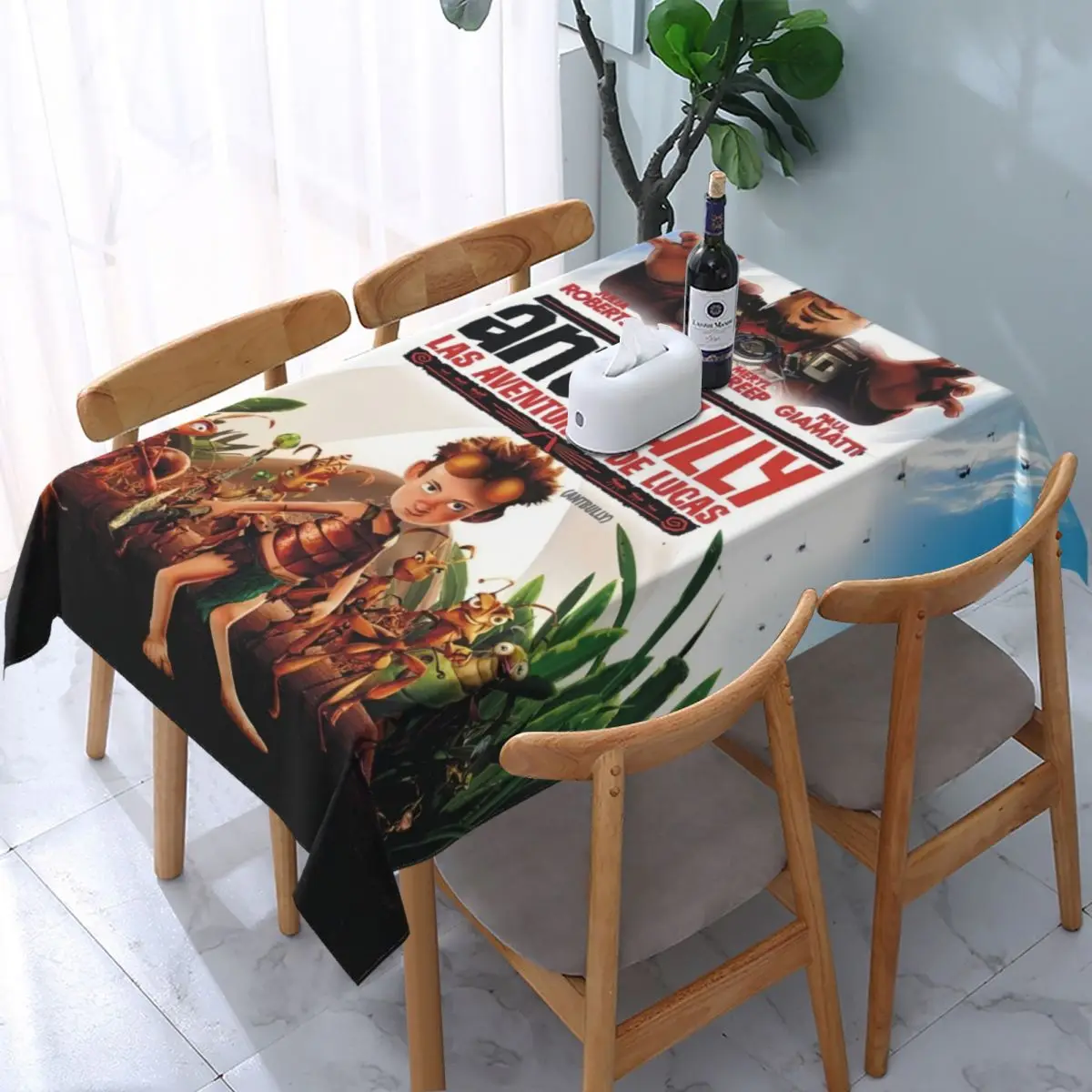 Custom Rectangular Disney The Ant Bully Tablecloth Fit 45