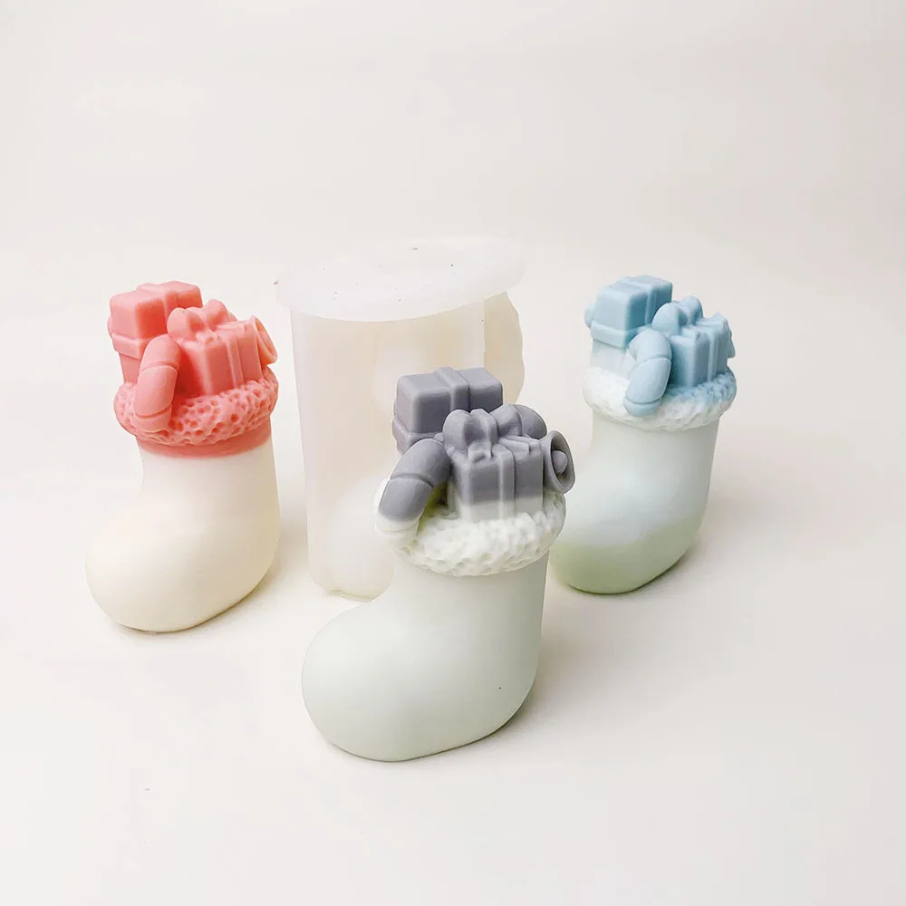 

Рождественские чулки, ароматические свечи, силиконовые формы, рождественские свечи своими руками, диффузор, каменные украшения, формы для изготовления