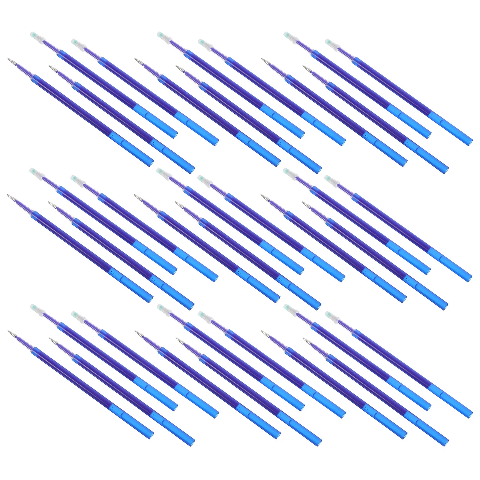 

100Pcs Thermal Erasable Pen Refills 0.5mm Gel Ink Smooth Flow Low Resistance Ideal for Students Journaling Drawing Error Free