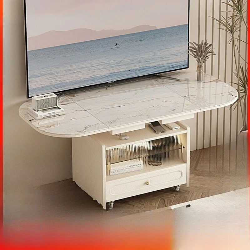 

Movable Modern Simple TV Cabinet Slate Countertop Internet celebrity