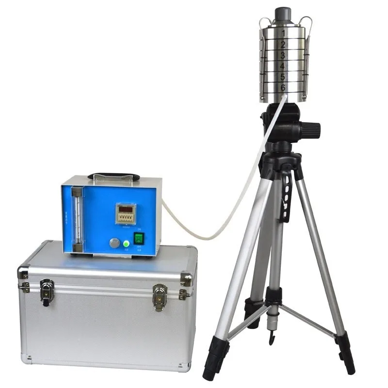 

Stainless Steel Air Water Microbial Planktonic Bacteria Sampler Environmental Monitoring Equipment Bacterial Culture Sampling