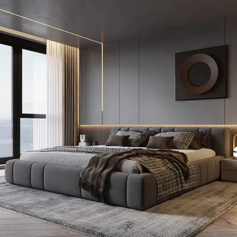 

Органайзер для спальни, кровать размера «queen-size», универсальный каркас кровати с мягкой обивкой «king-size», роскошная мебель Camas De Matrimonio Dormitorio