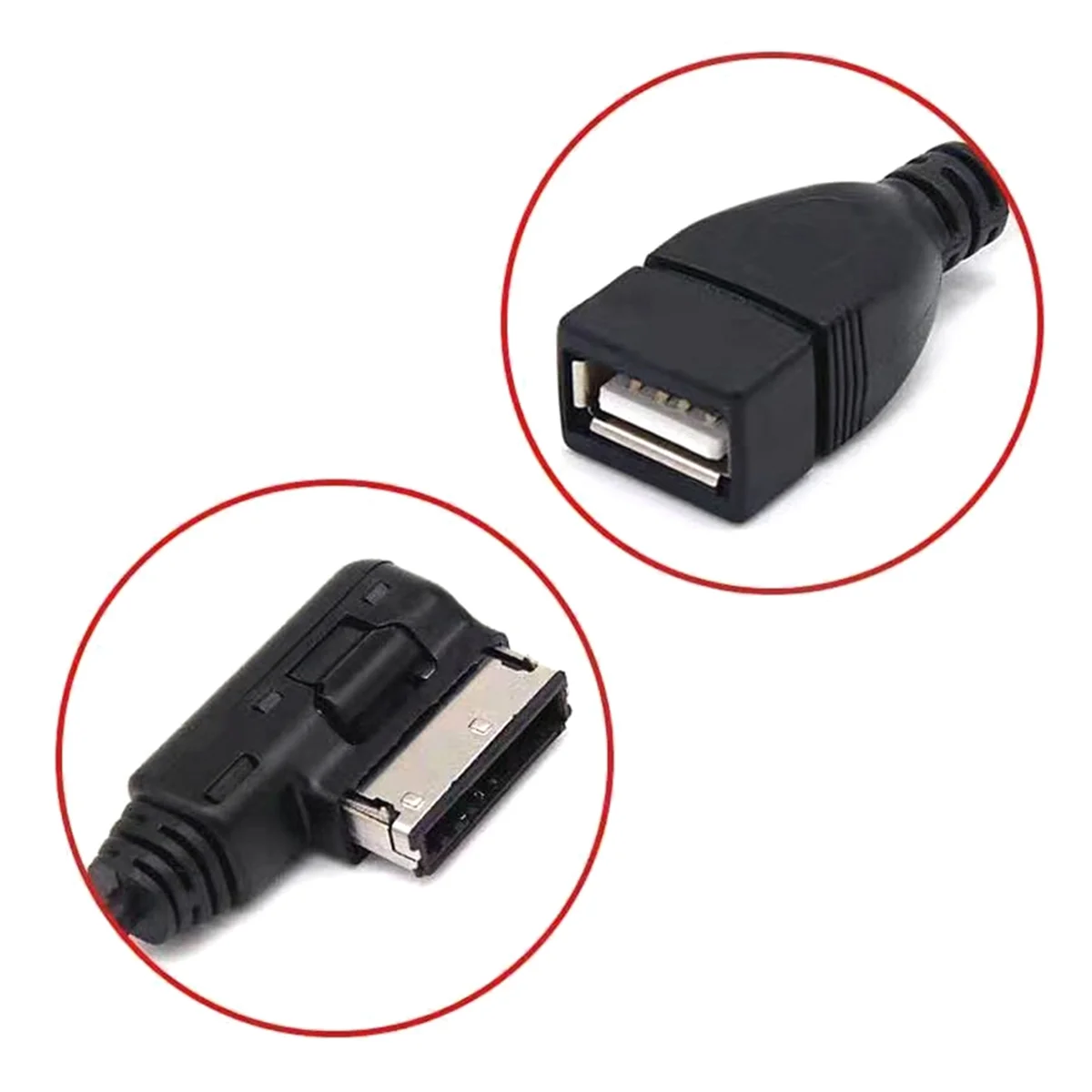 Car Audio Cable USB Car Conversion Cable for A1 A3 A4L A5 A6L A8 Q3 Q5 Q7 TT with AMI Interface with MDI-BOX Interface